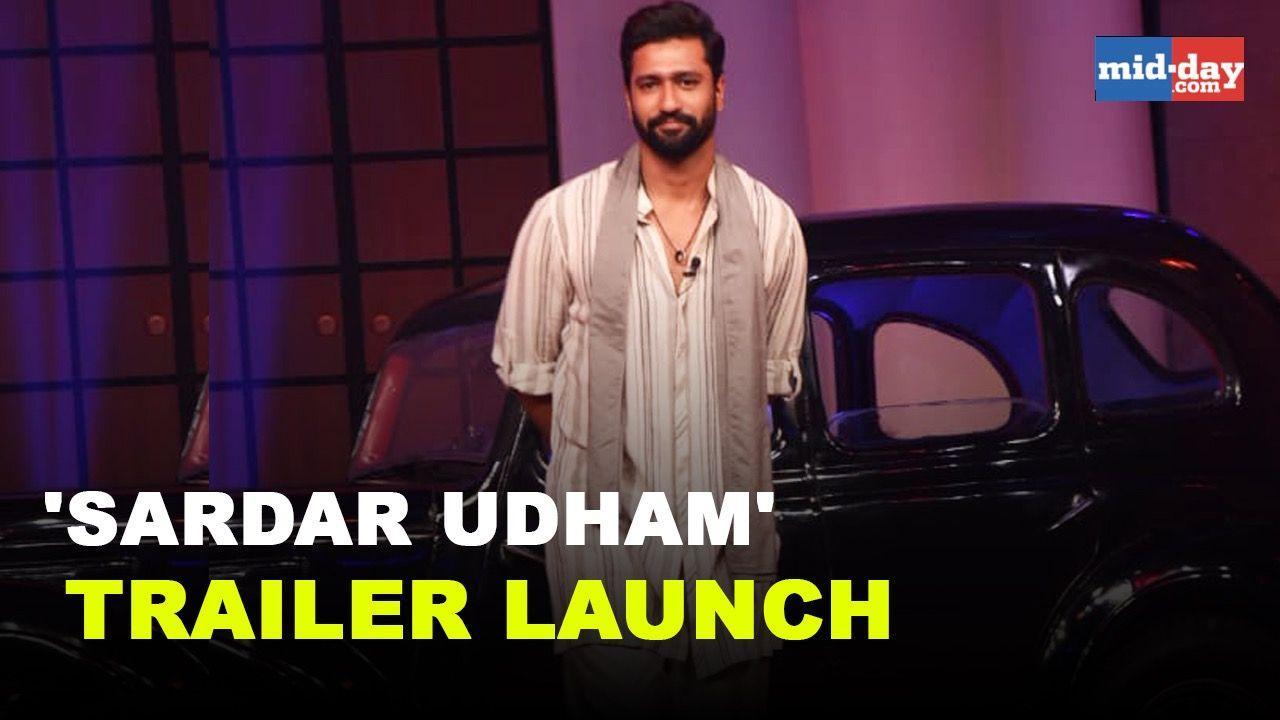 Vicky Kaushal and Shoojit Sircar at 'Sardar Udham' Trailer Launch